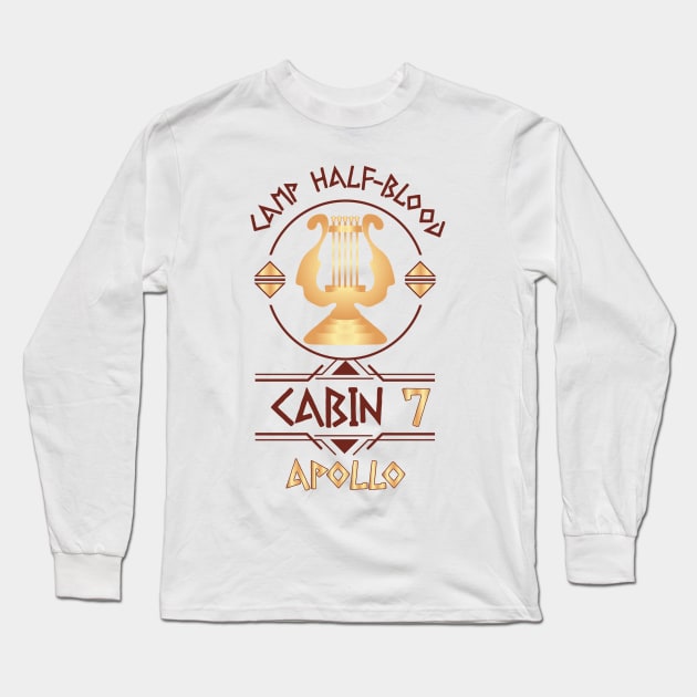 Cabin #7 in Camp Half Blood, Child of Apollo – Percy Jackson inspired design Long Sleeve T-Shirt by NxtArt